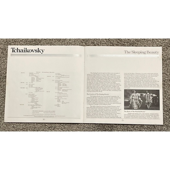 Tchaikovsky The Sleeping Beauty Record Collection w/autograph of Margot Fonteyn - Picture 10 of 14